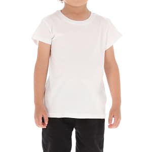 T SHIRT NIÑA Cuello Redondo 100% Algodón Peinado Premium