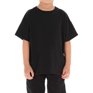 T SHIRT NIÑO(A) OVERSIZE Cuello Redondo 100% Algodón Peinado Premium